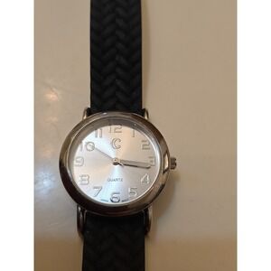 E CC Ladies Silver Jelly Black  2343 Singapore Stainless Needs Battery